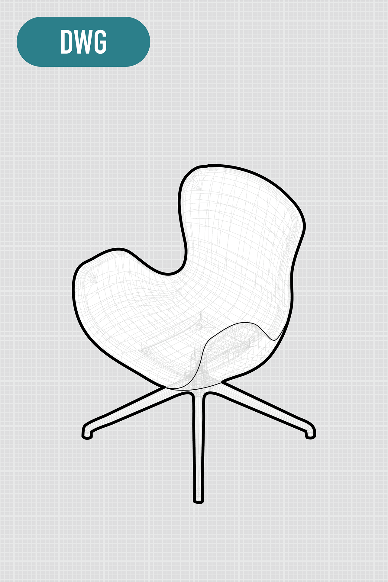 Phlox | Conference Chair | Middle Back | 4-star Leg | Glide