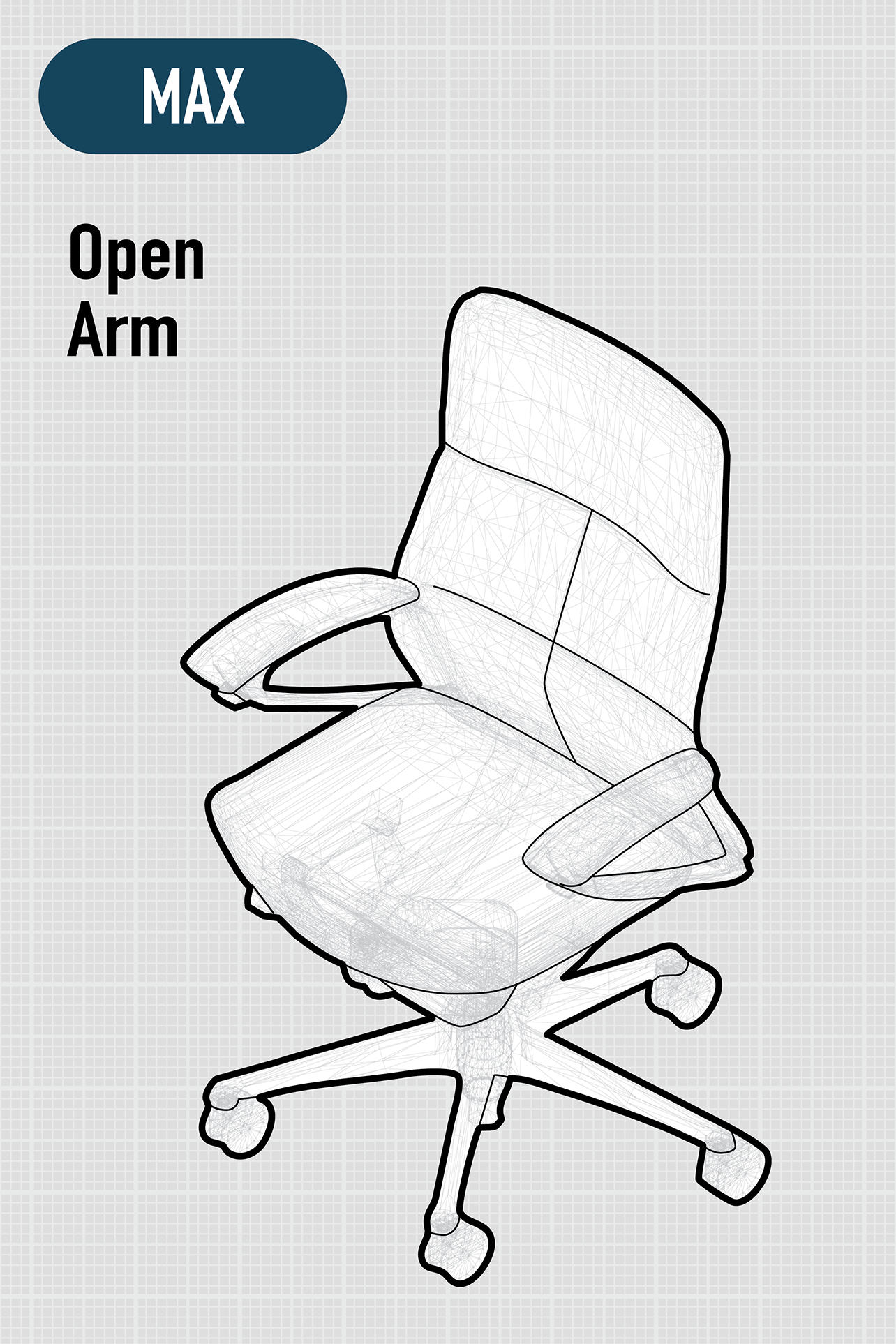 Legender | High Back | Open Armrests