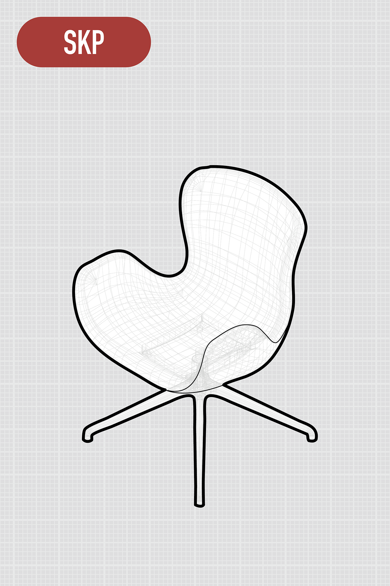 Phlox | Conference Chair | Middle Back | 4-star Leg | Glide