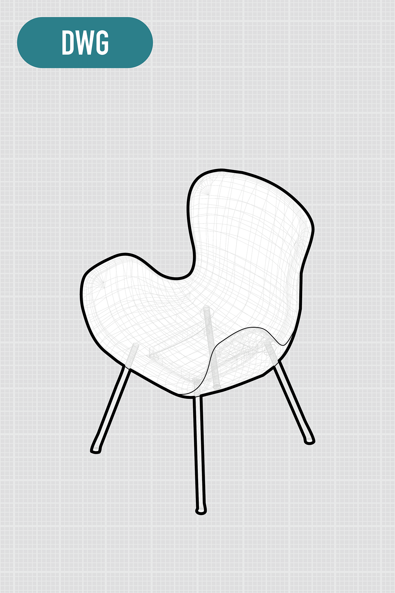 Phlox | Conference Chair | Middle Back | Steel Leg