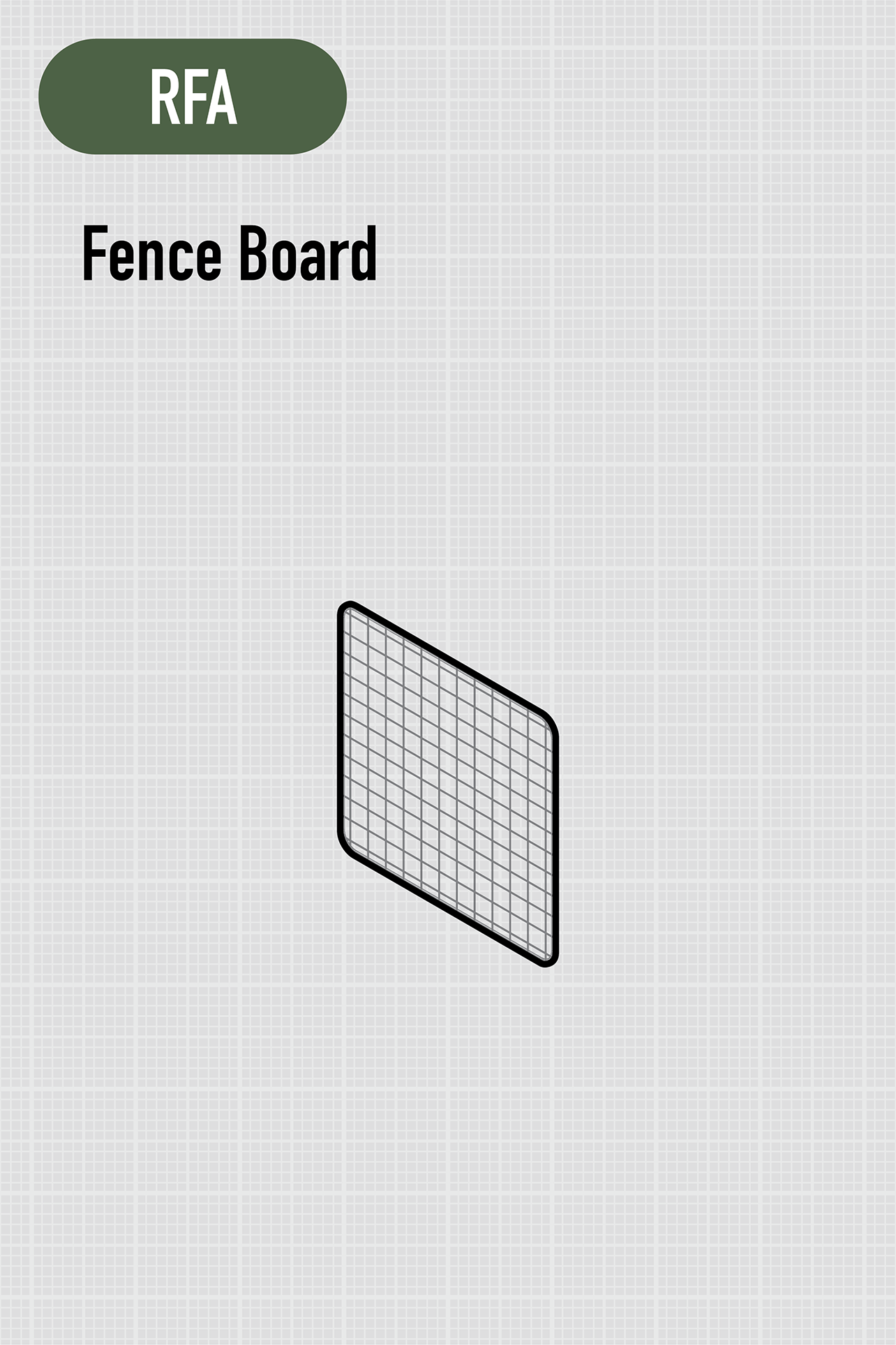 SPRINT | Fence Board | Square