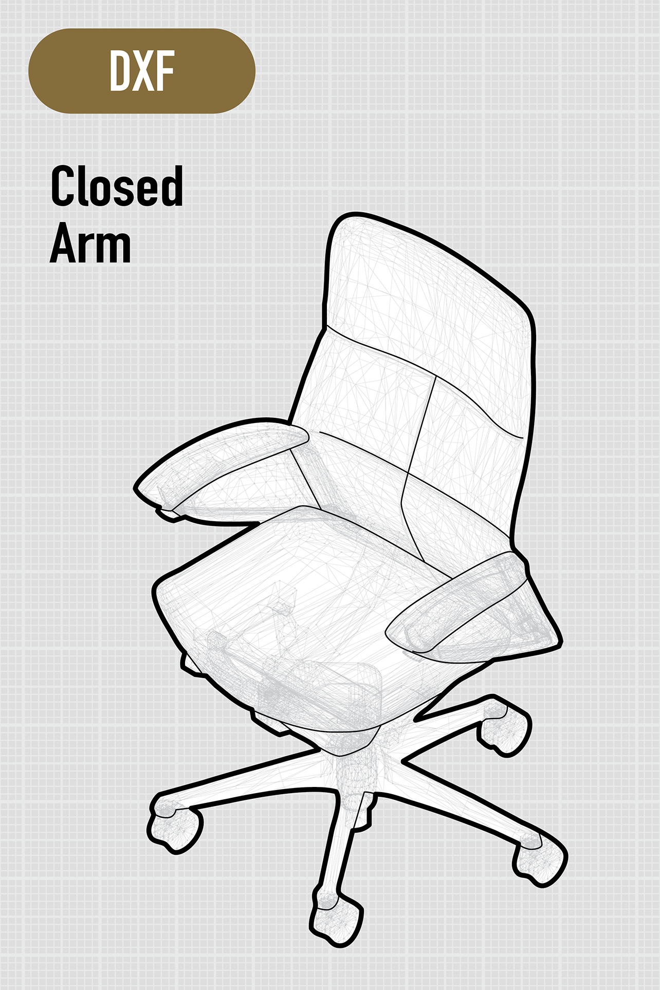 Legender | High Back | Closed Armrests