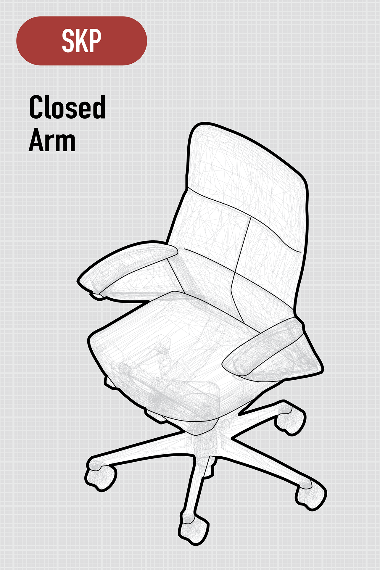 Legender | High Back | Closed Armrests