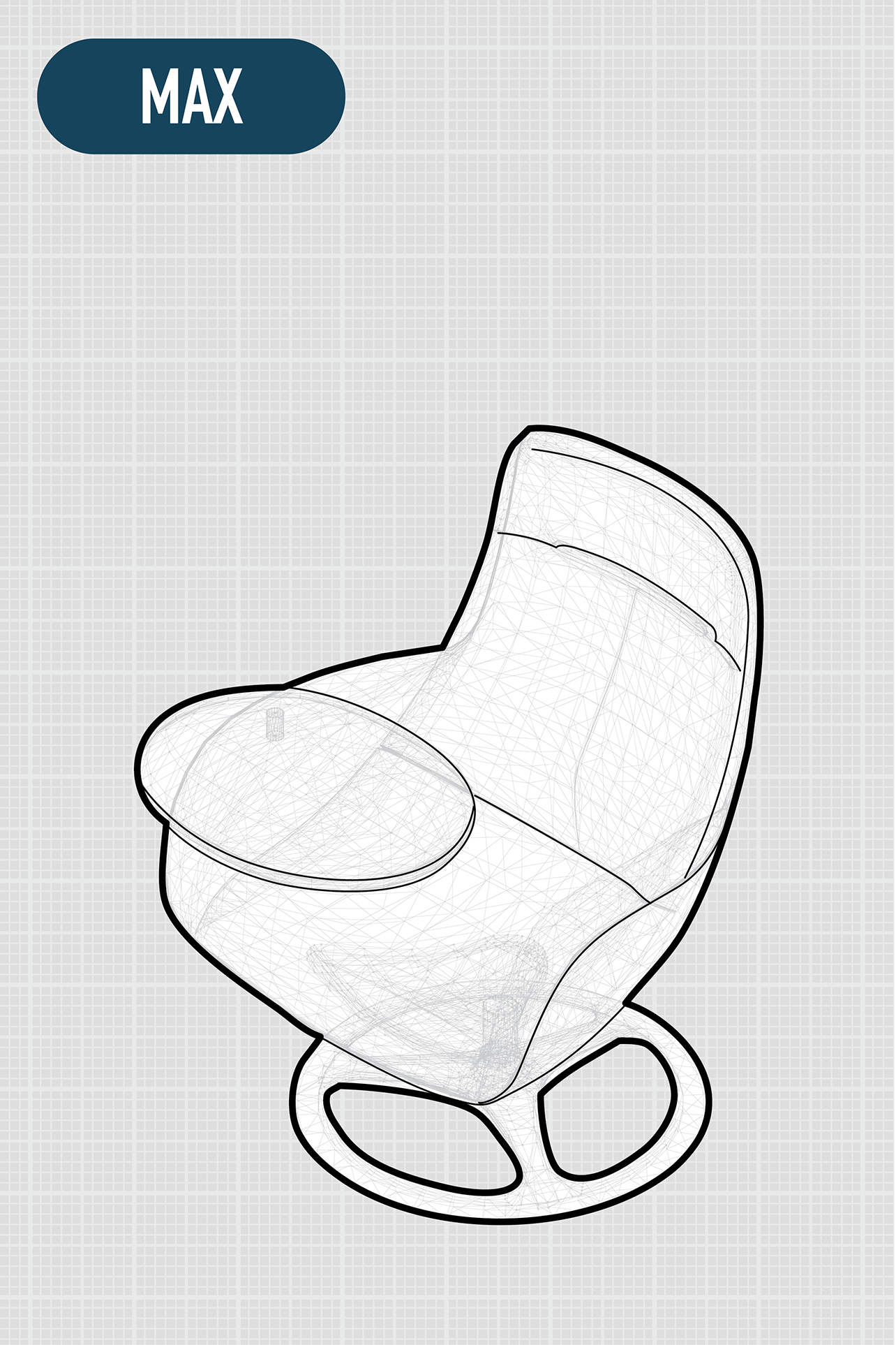 Lives Work Lounge Chair | Middle Back | Ring Base | Armrests | Tablet