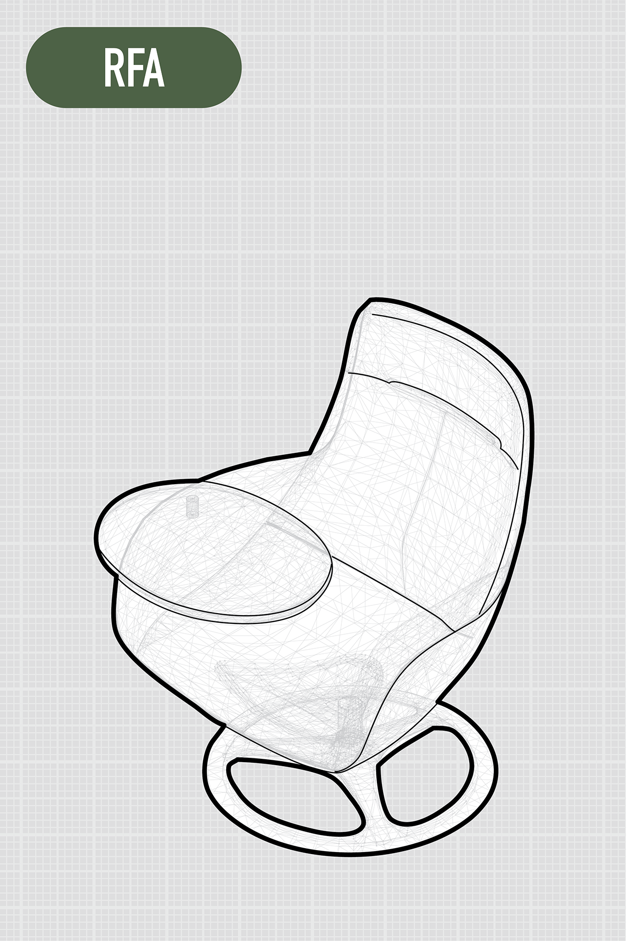 Lives Work Lounge Chair | Middle Back | Ring Base | Armrests | Tablet