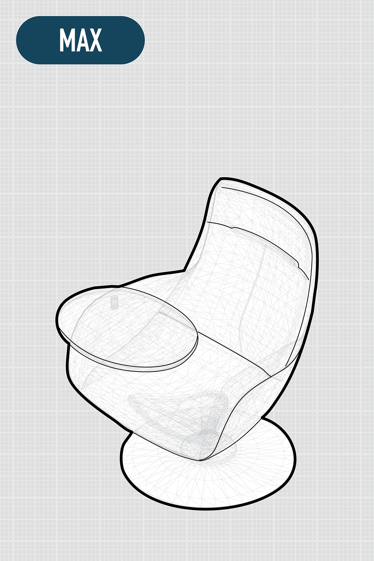 Lives Work Lounge Chair | Middle Back | Wood Base Armrests | Tablet