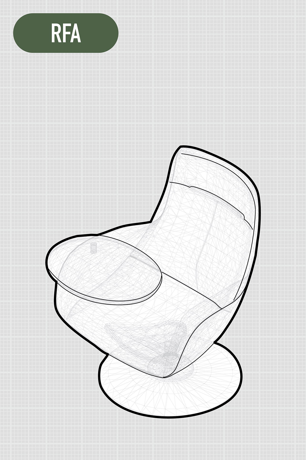 Lives Work Lounge Chair | Middle Back | Wood Base Armrests | Tablet