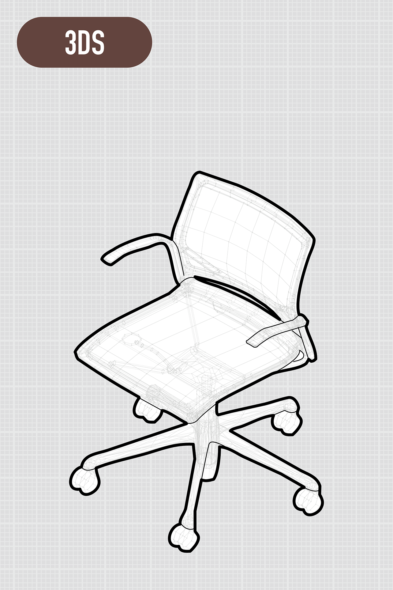 Zart | 5-star Swivel Chair | Armrests