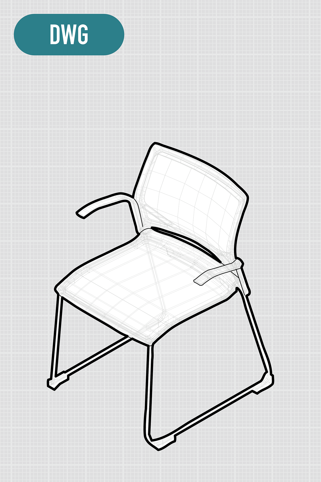 Zart | Stackable Chair | Fixed Armrests