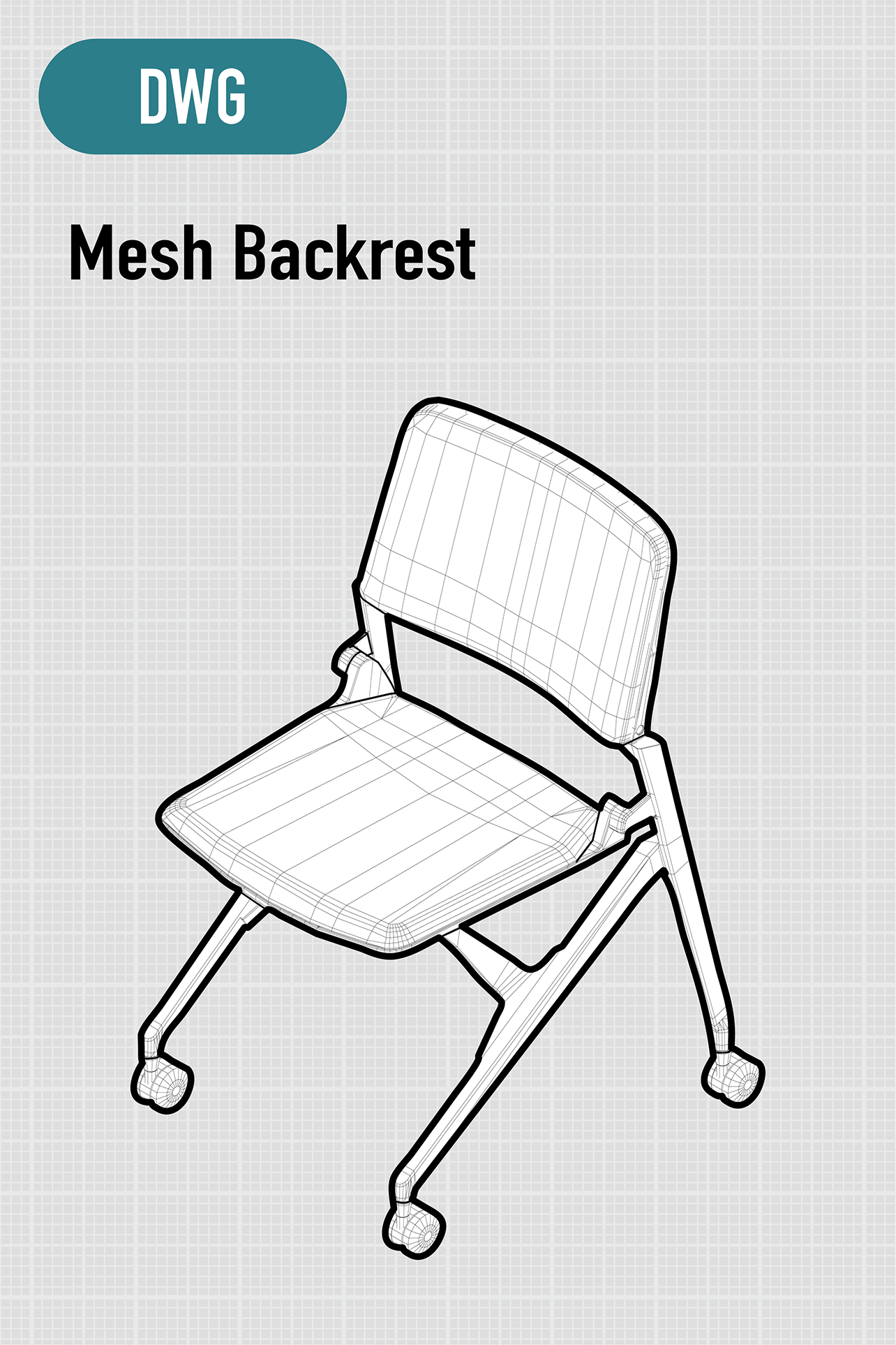 MC | Mesh Back | Mesh Seat | Without Armrest