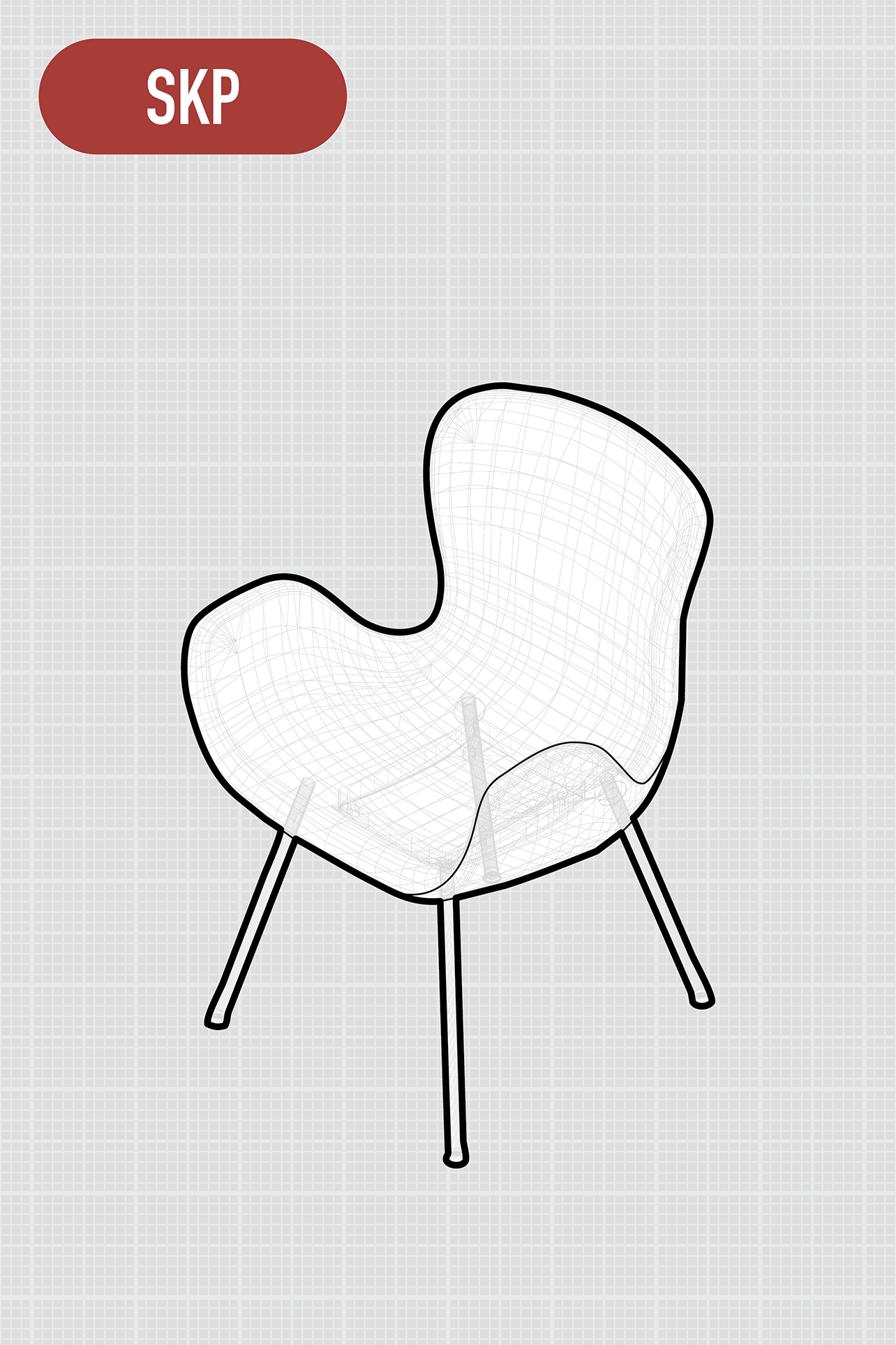 Phlox | Conference Chair | Middle Back | Steel Leg