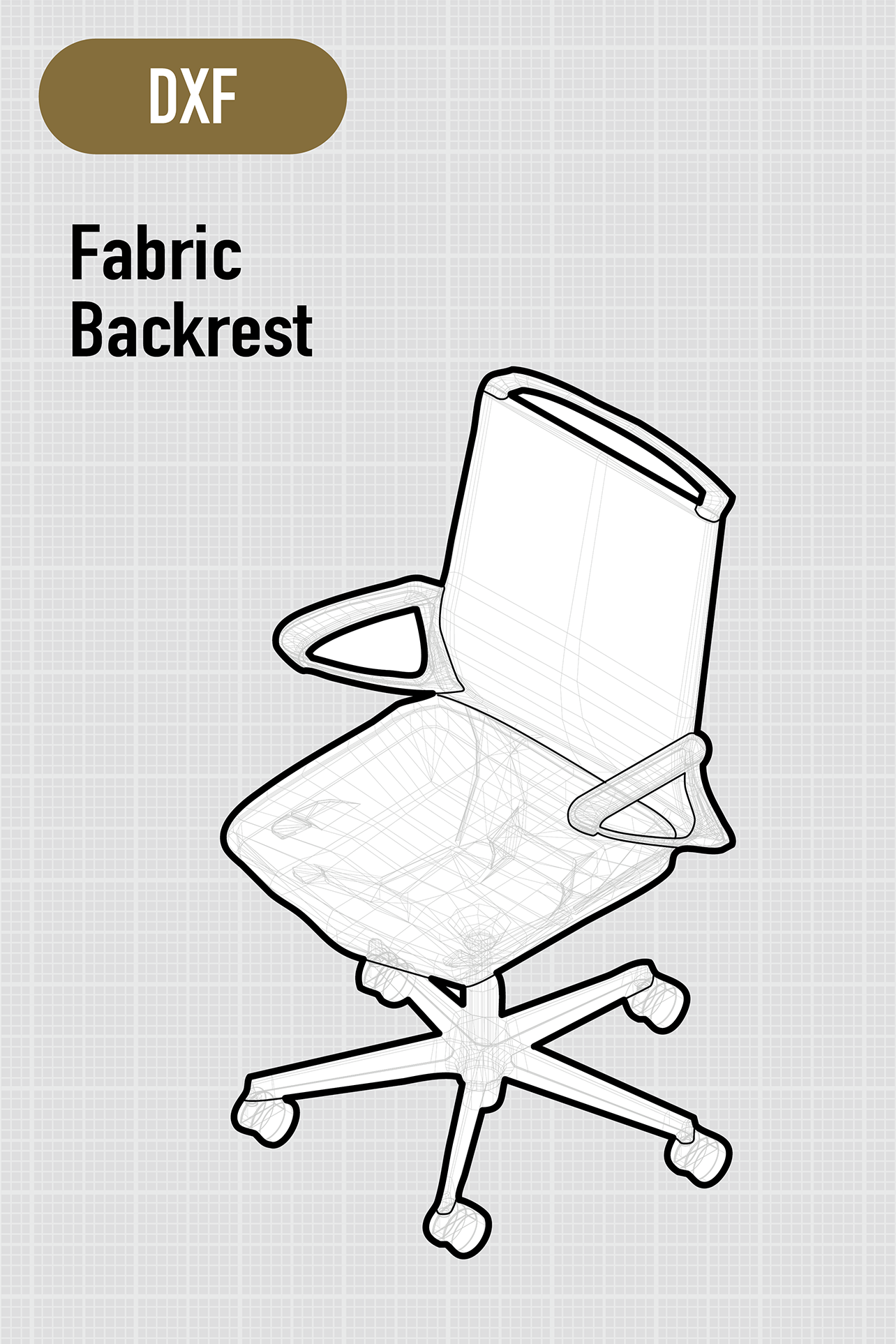 plimode | Middle Back | Fabric Back | Fixed Armrests