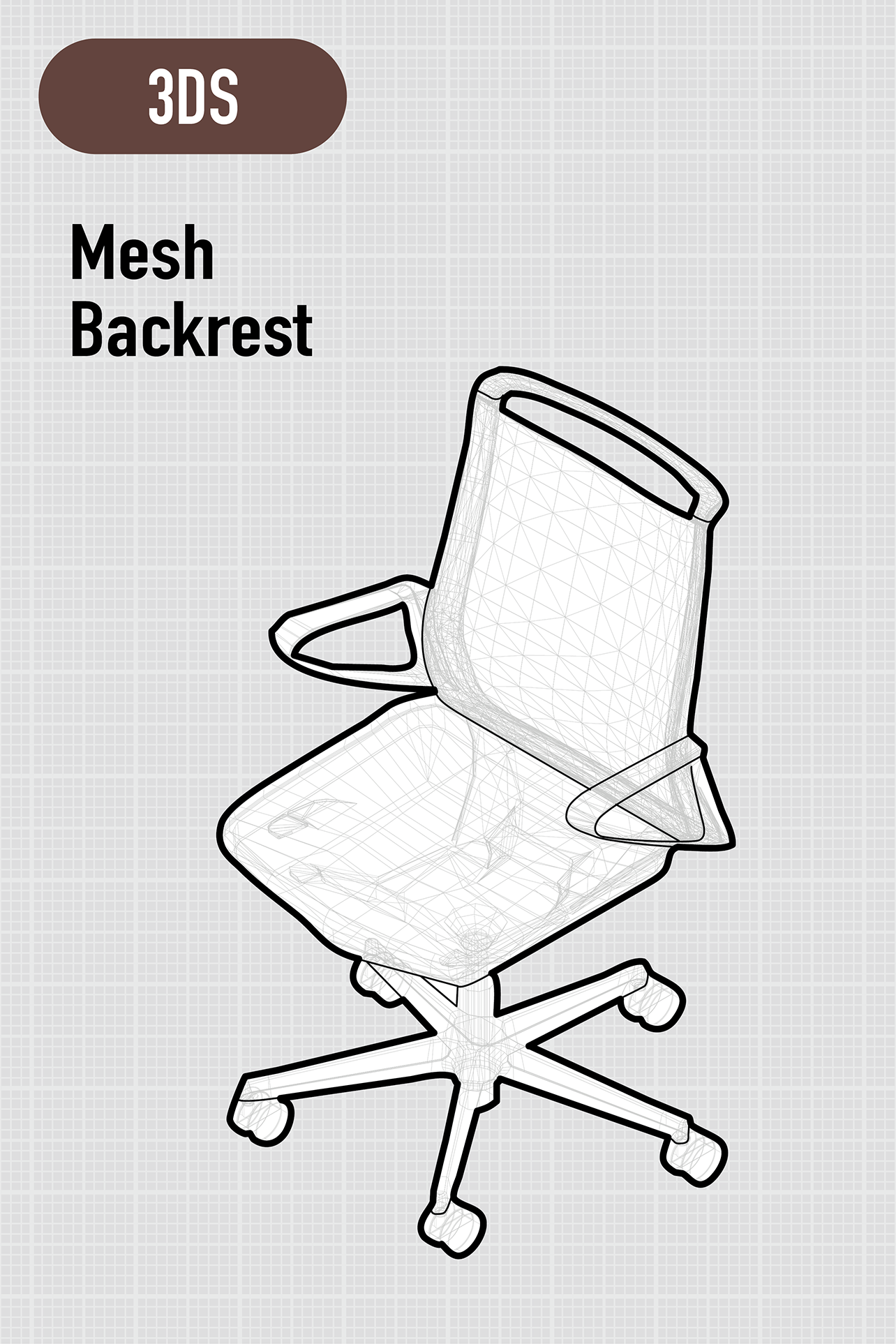 plimode | Middle Back | Mesh Back | Fixed Armrests