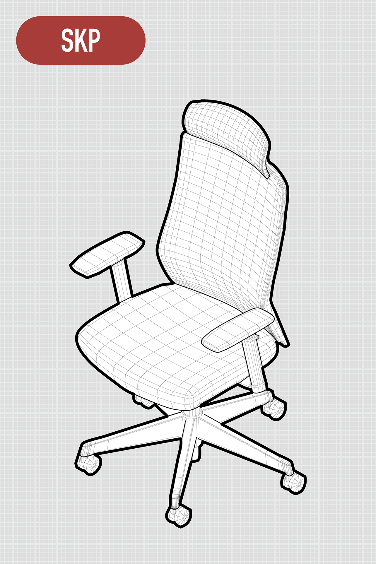 Okamura portone sales office chair