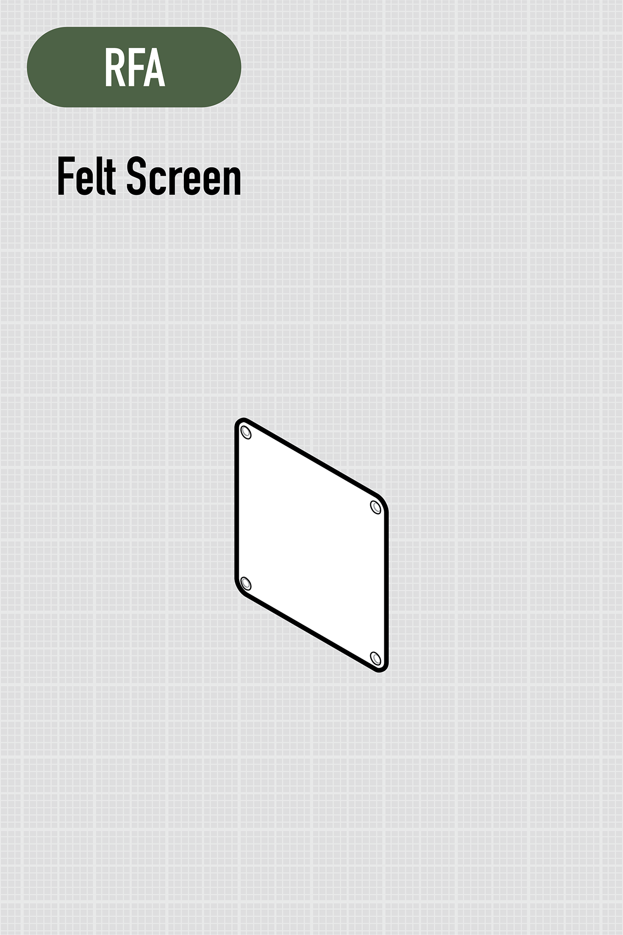 SPRINT | Felt Screen | Square