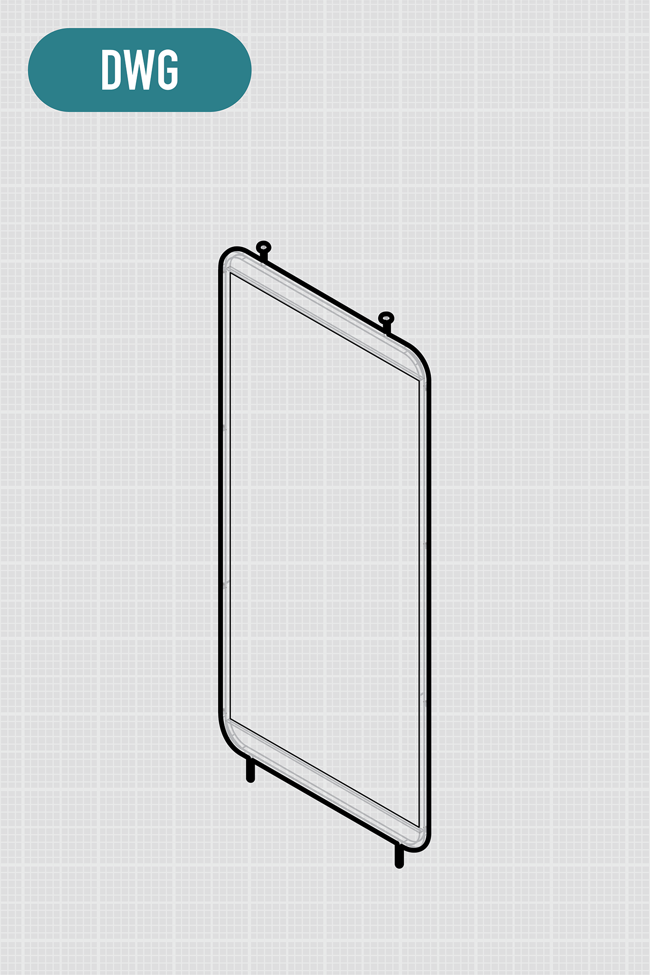 Lives Post + Beam |Fixed Panel | Whiteboard