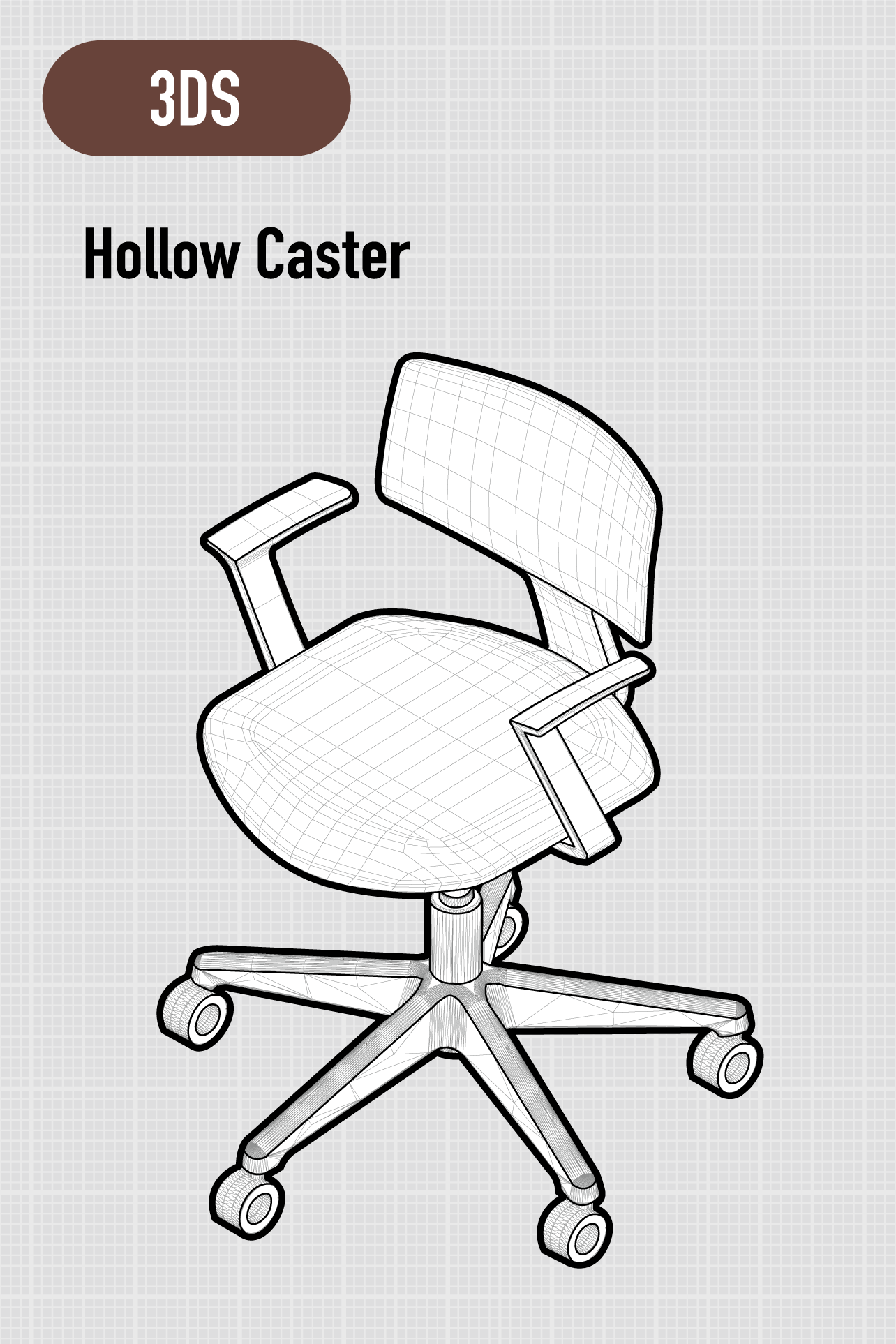 Specere | Fixed Armrests | Hollow Casters