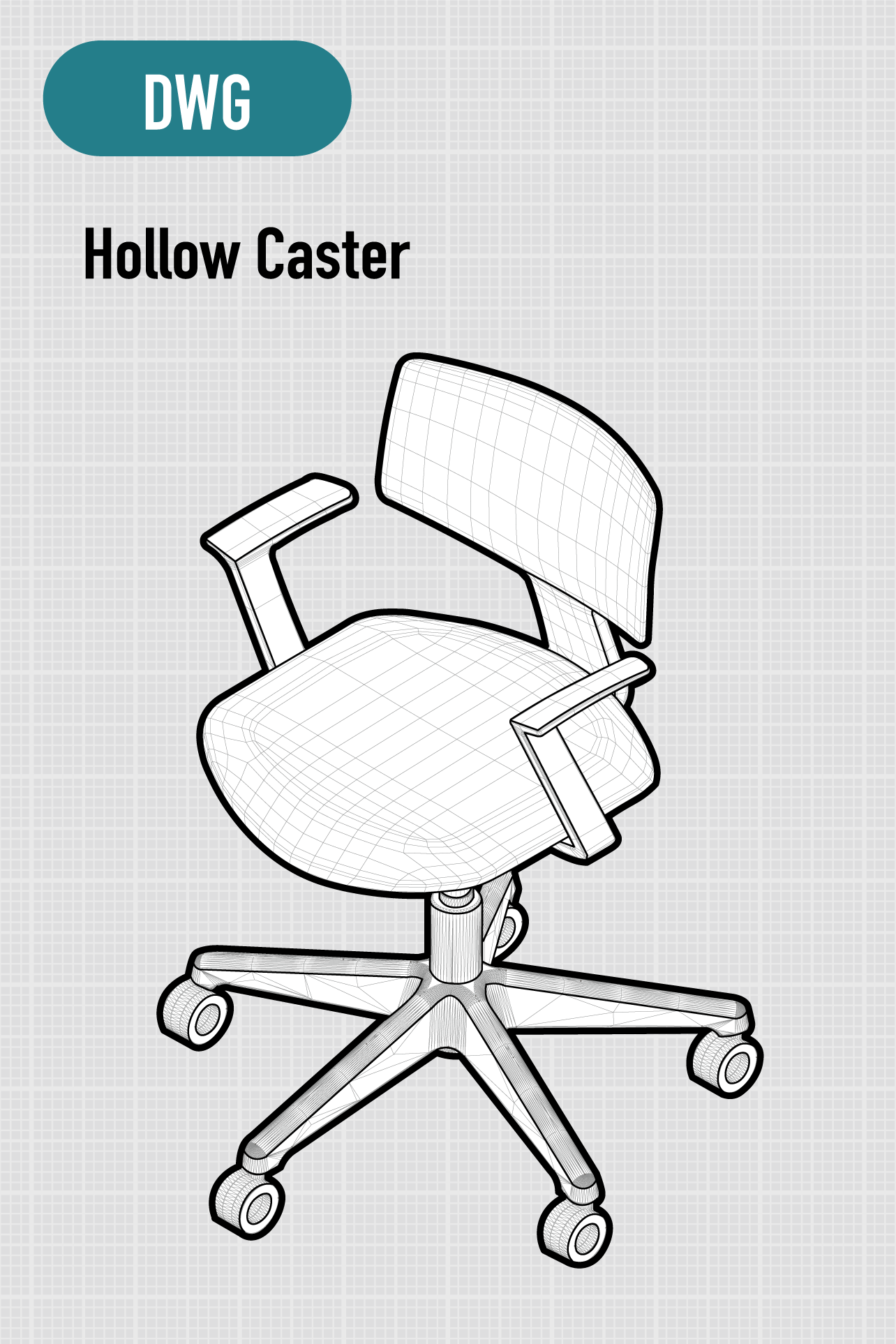 Specere | Fixed Armrests | Hollow Casters