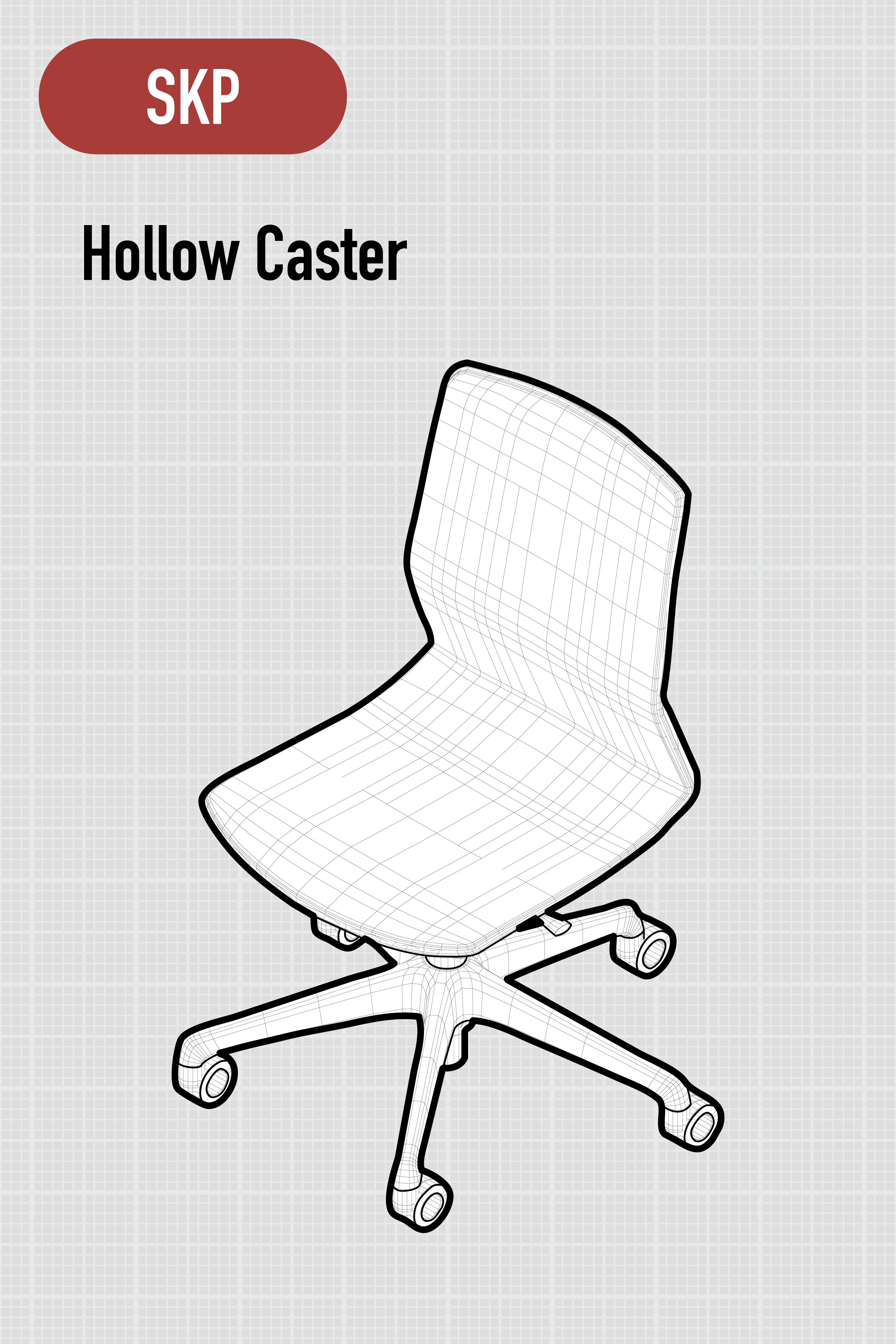 CYNARA | Without Armrest | Hollow Casters