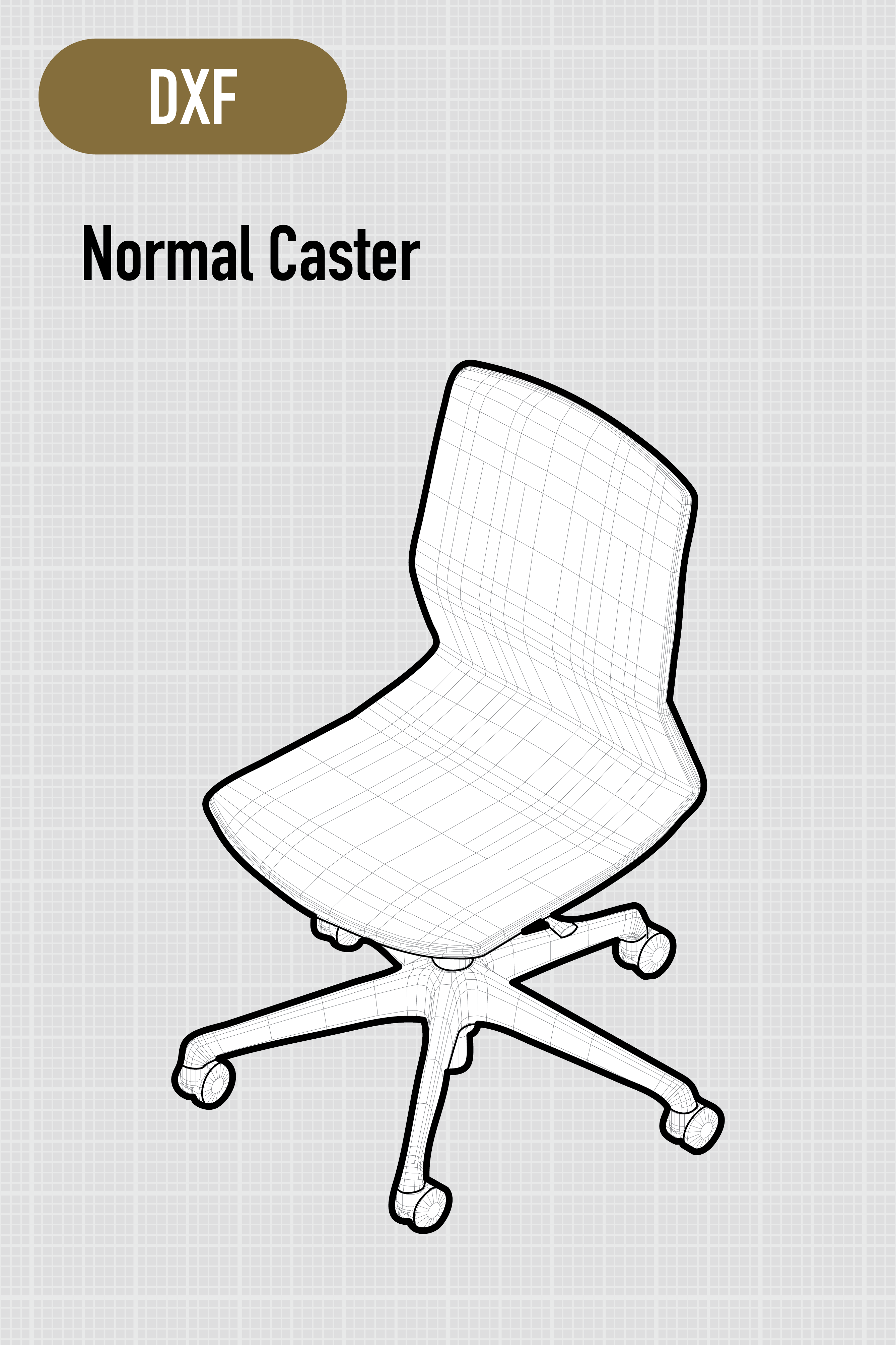 CYNARA | Without Armrest | Normal Casters