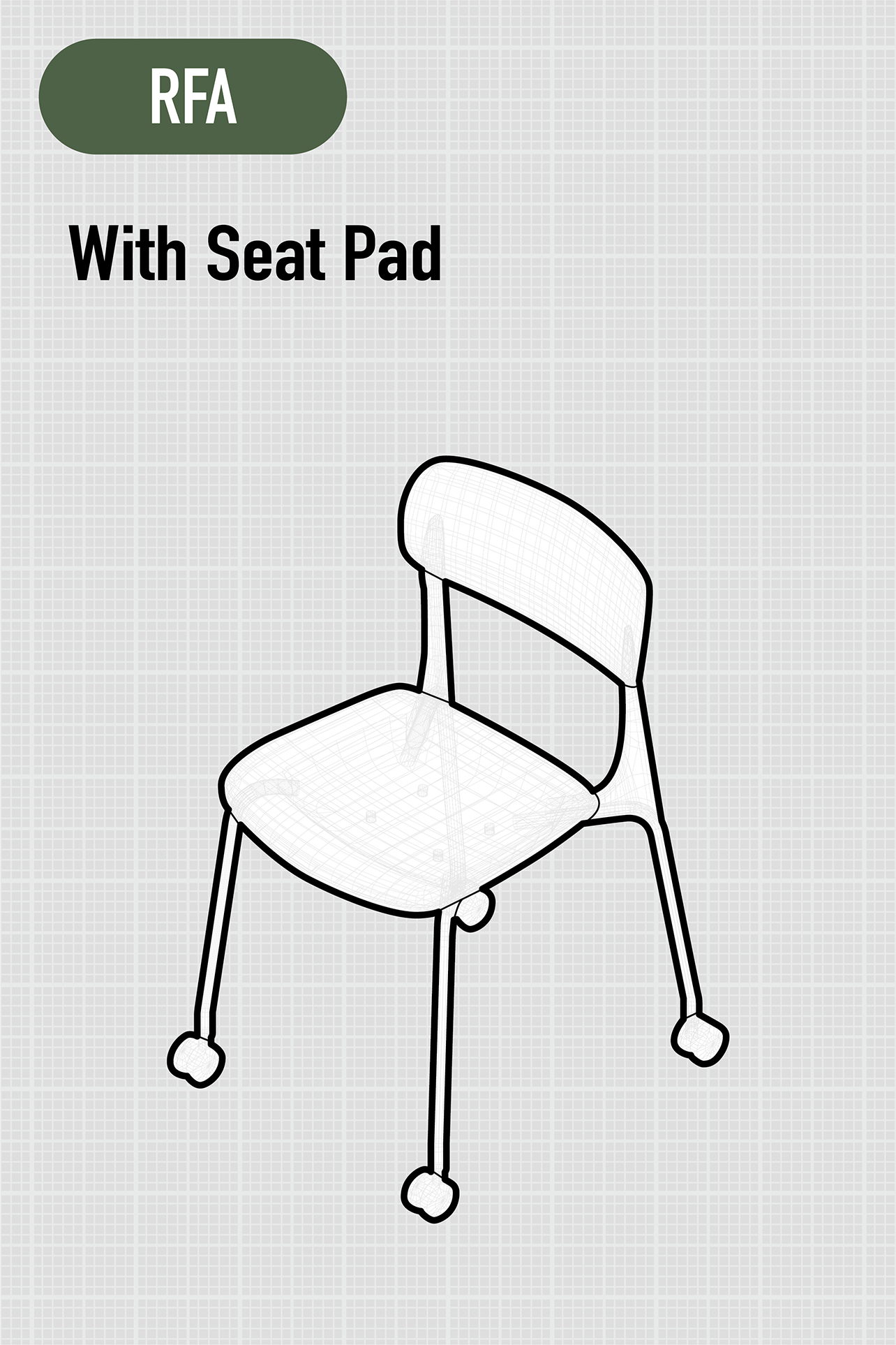 e.n.a. | With Seat Pad | With Caster