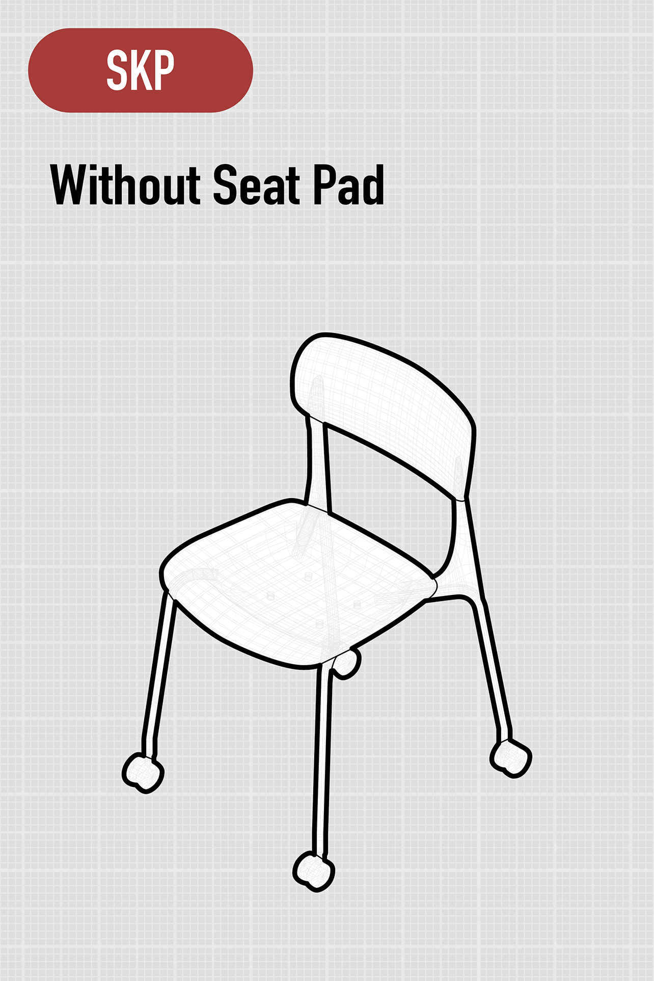 e.n.a. | Without Seat Pad | With Caster