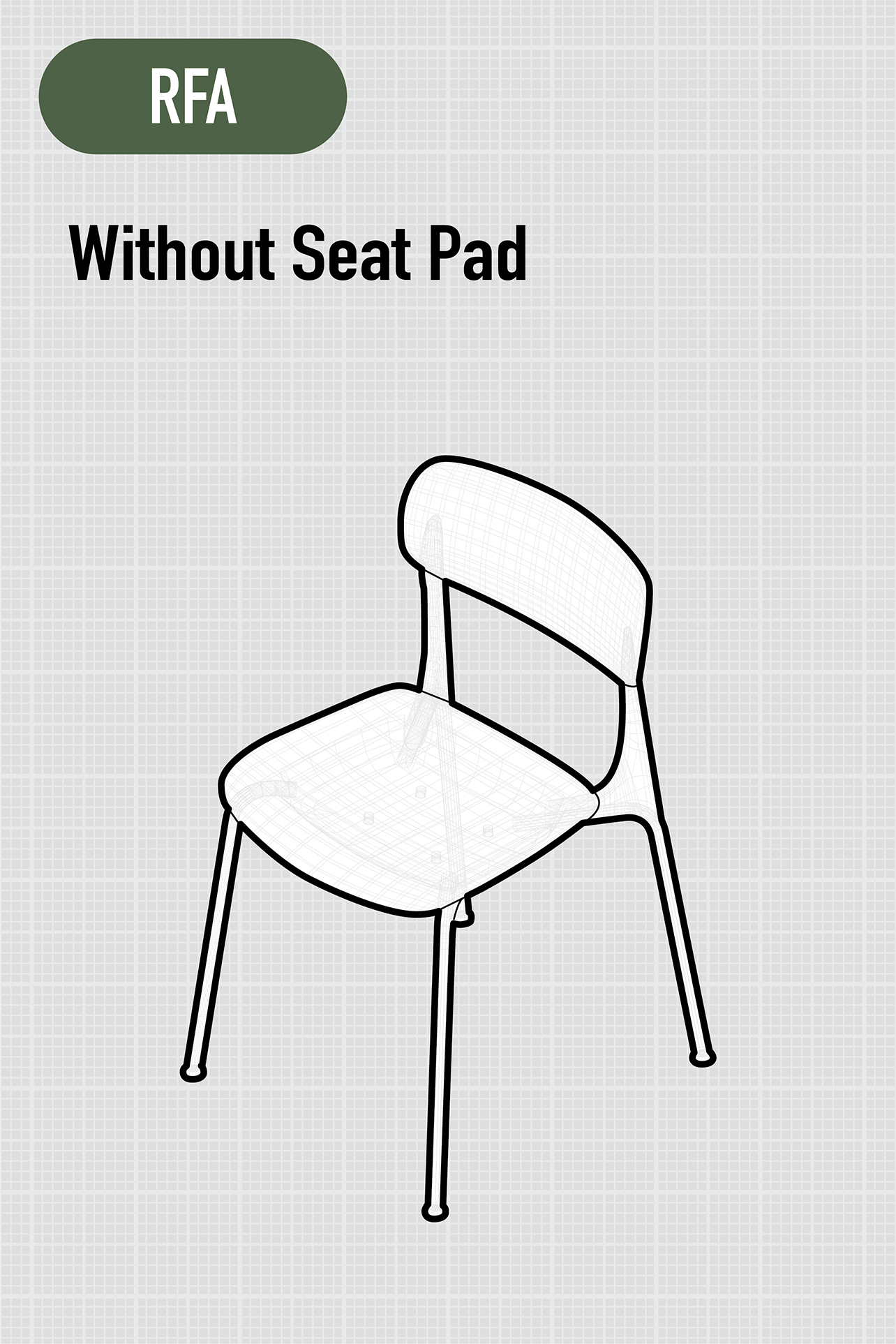 e.n.a. | Without Seat Pad | Without Caster