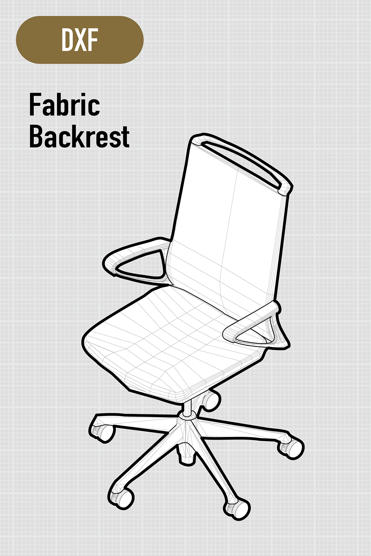 plimode | High Back | Fabric | Back | Fixed Armrests