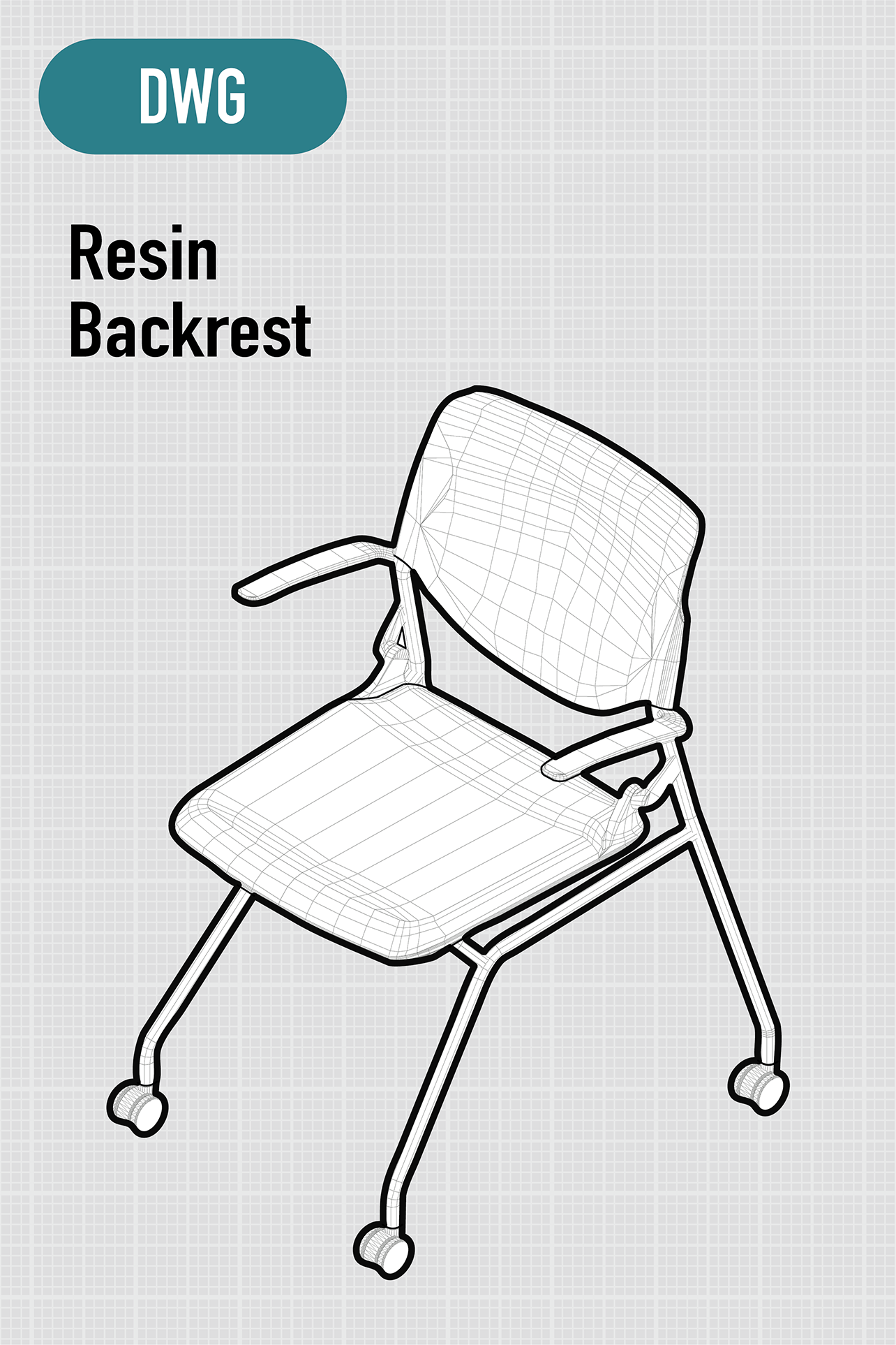 Runa | Nesting | Resin Back | Armrests