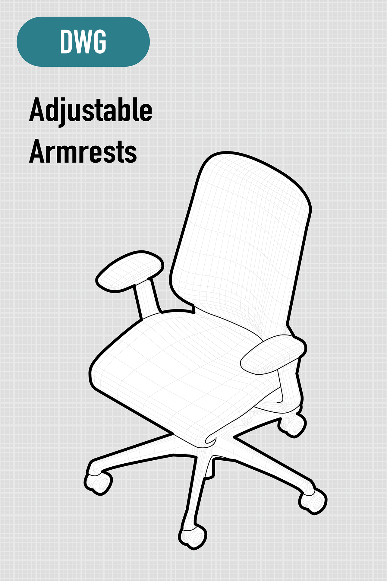 Sphere | High Back | Depth Adjustable Seat | Adjustable Armrests | Hollow-Casters