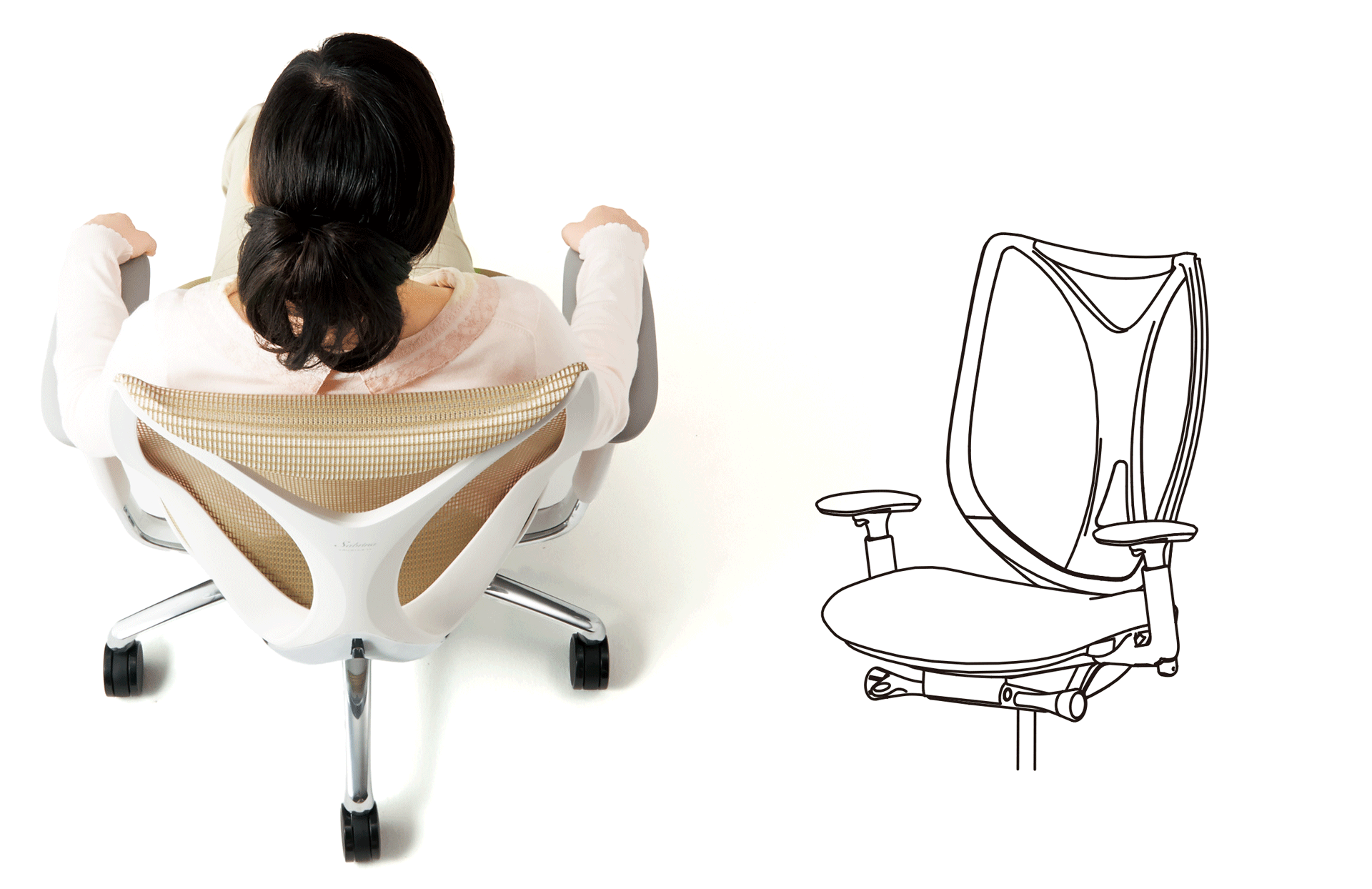Okamura sabrina chair hotsell