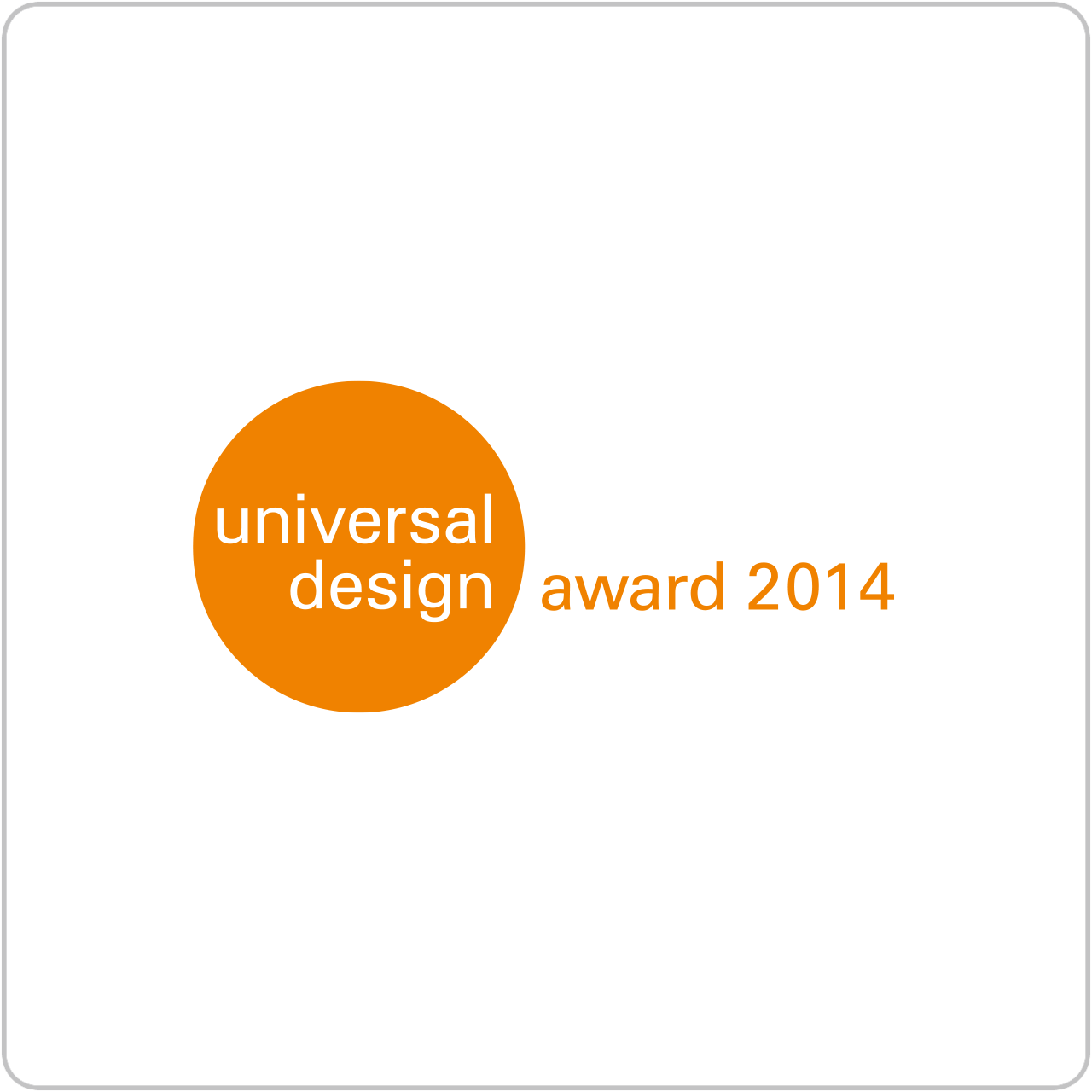 universal design award 2014