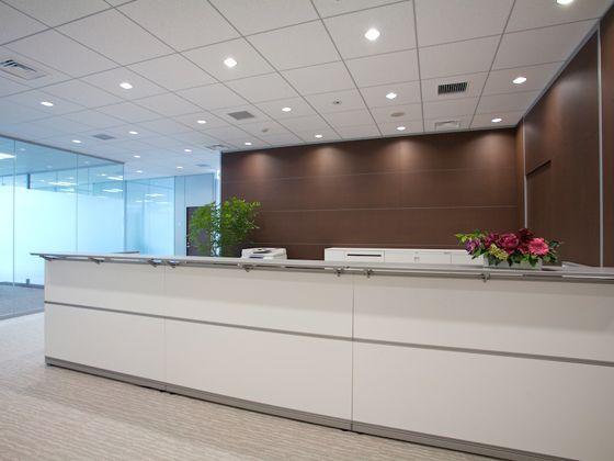 Tokyo Electron Device LTD./【Executive area】Reception for executives at the entrance to the executive area.