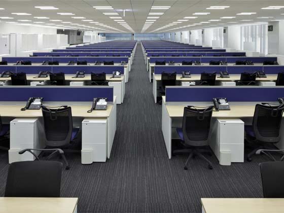 System consulting company/【Office area】Office area with universal layout