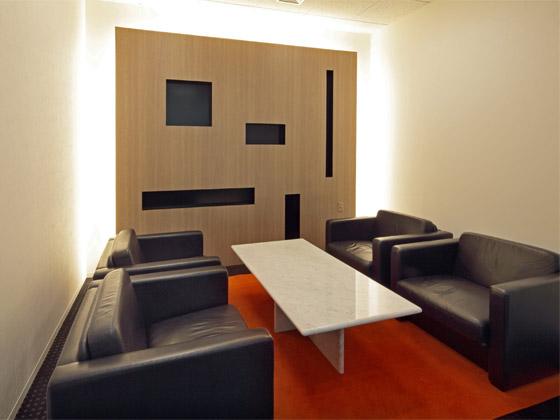 System consulting company/【Guest area】Guest room for visitors and responding to media inquiries