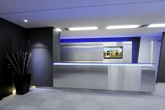 SEKISUI HEIM Chubu Co. Ltd./【Customer meeting counter】A reception counter for greeting the customers of the company