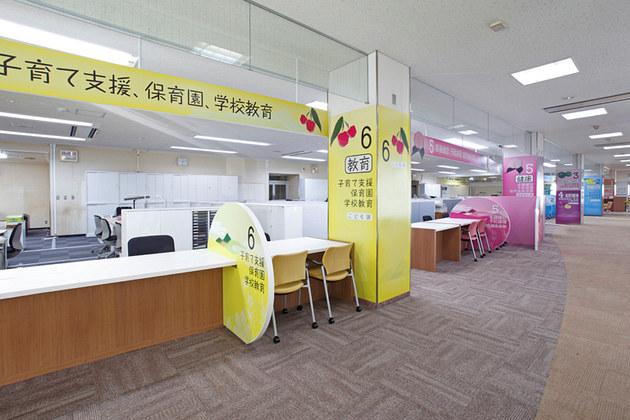 Town of Matsukawa in Nagano Prefecture/【Children's section area】A cute ”cherry” design surrounded by a variety of fruits. 