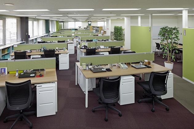 Cleanup Corporation/【Office area】In the future, a free-address system can be adopted for the workstations.