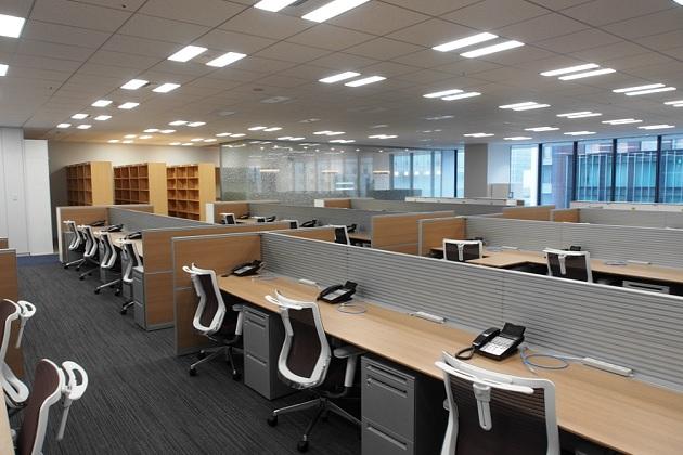 Group Holdings/【Work area】An integrated universal design is used.