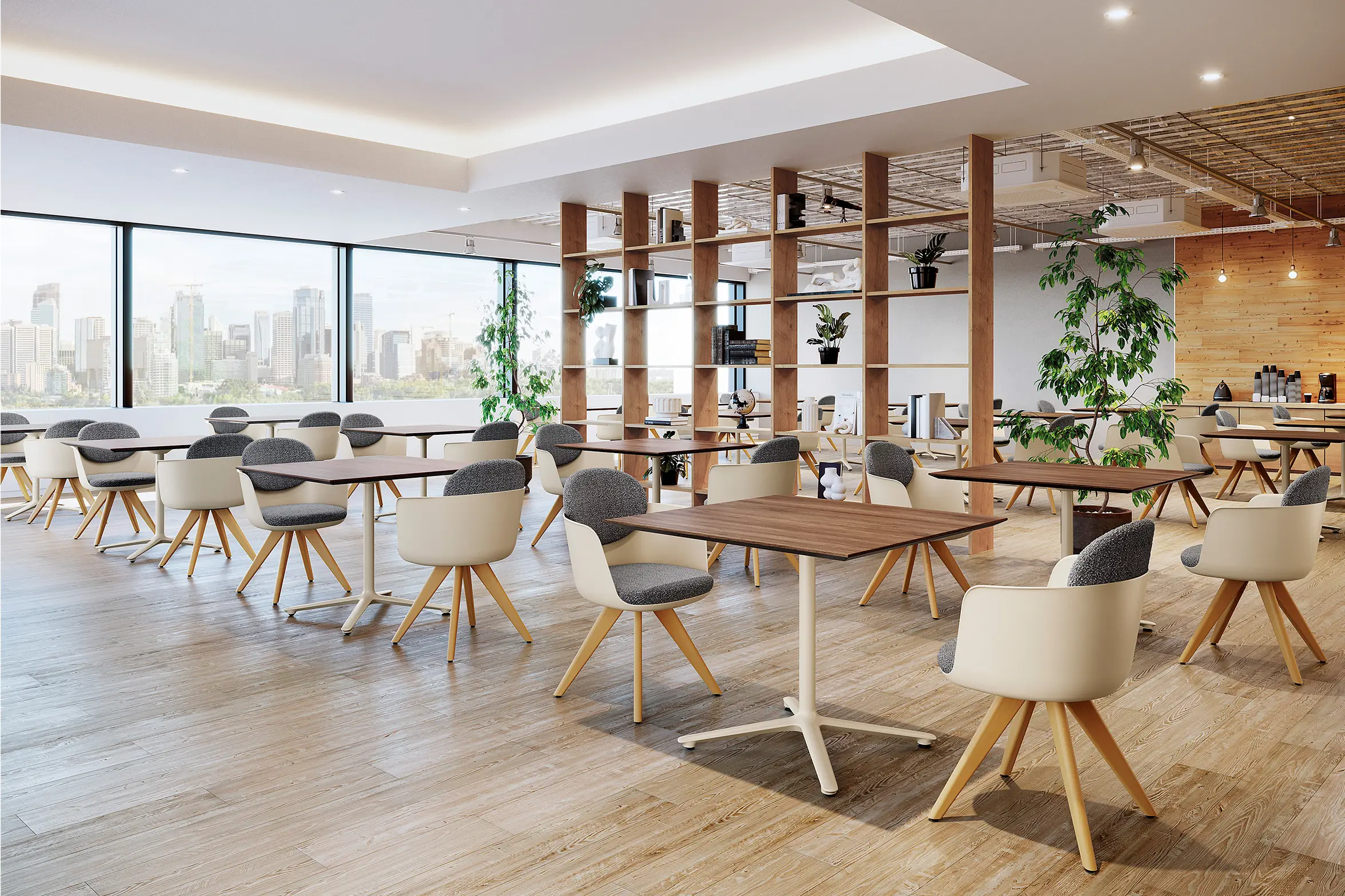 Floris chair in collaborative workspace setting