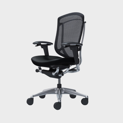 Lưng ghế: Lưới <br />Ghế: Da