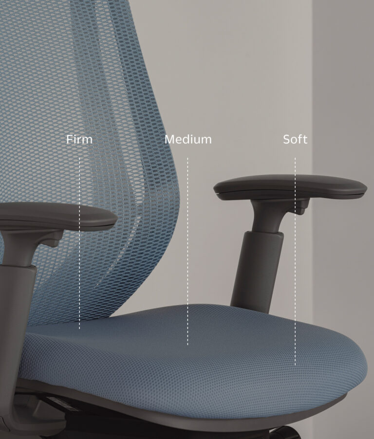 三种不同软硬度让您坐感舒适——“多密度软垫”