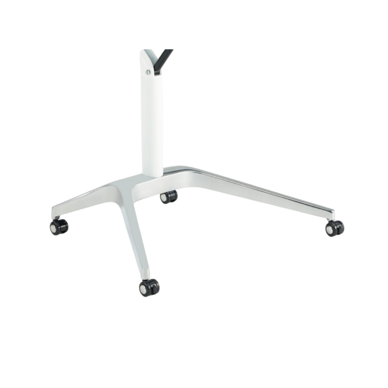 Column and Arm: White<br />
Base: Polished Aluminum
