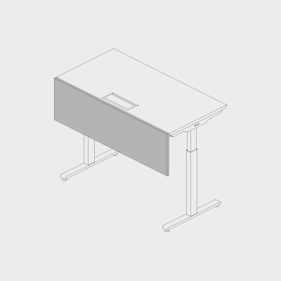 Modesty Panel<br />
For Free Standing Table