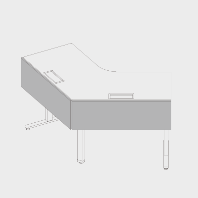 Modesty Panel<br />
For 120° Table