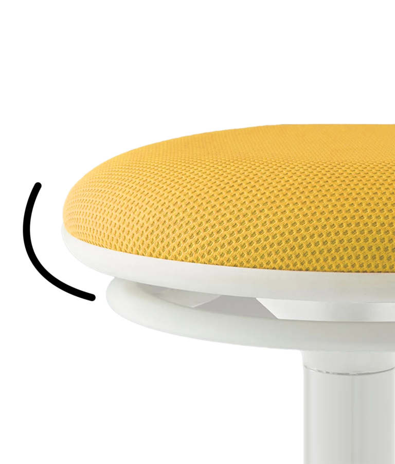 Maniobrabilidad y forma del asiento para una mayor sensación de seguridad.