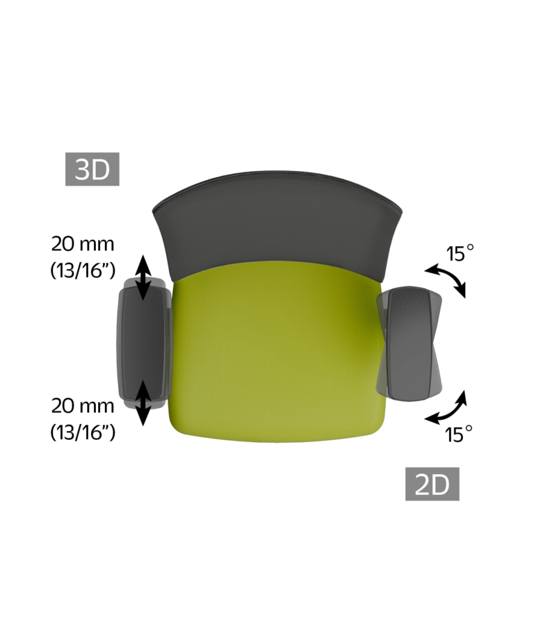  [1D]  Up and Down 
 [2D]  Angle 
 [3D]  Back and Forth